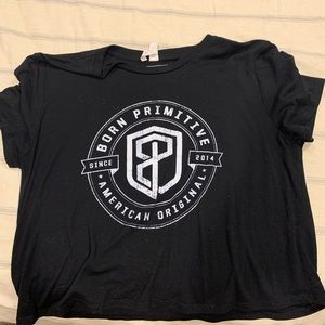 Born Primitive Flowy Crop Tee